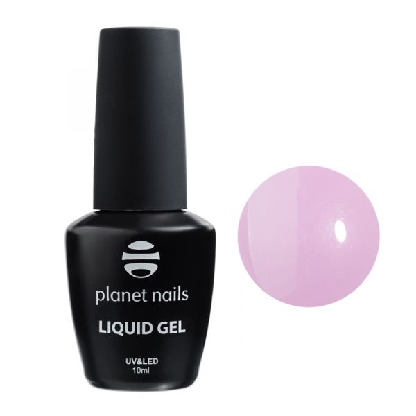 Гель Planet Nails - LIQUID GEL ROSE,моделирующий гель, розовый, 10 мл