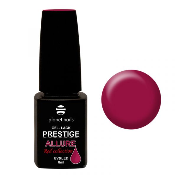 Гель-лак Planet Nails, "PRESTIGE ALLURE" Red Collection - 654, 8 мл